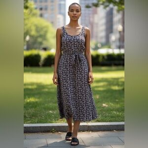 Treasure & Bond maxi dress, black/floral.  Size XS.